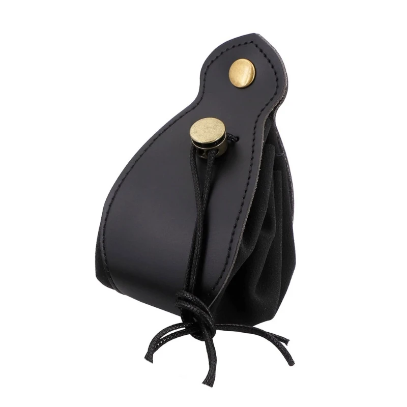 Borsa Portaoggetti In Pelle Portatile Mini Dnd-Dice Con Coulisse Per Dadi Giochi Rpg-Mtg