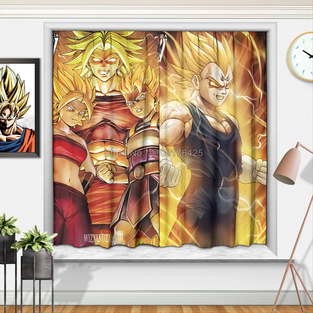 Anime Dragon Ball Goku Tende Oscuranti Per Soggiorno Giappone Cartoon Manga Window Tende Regali Per Bambini