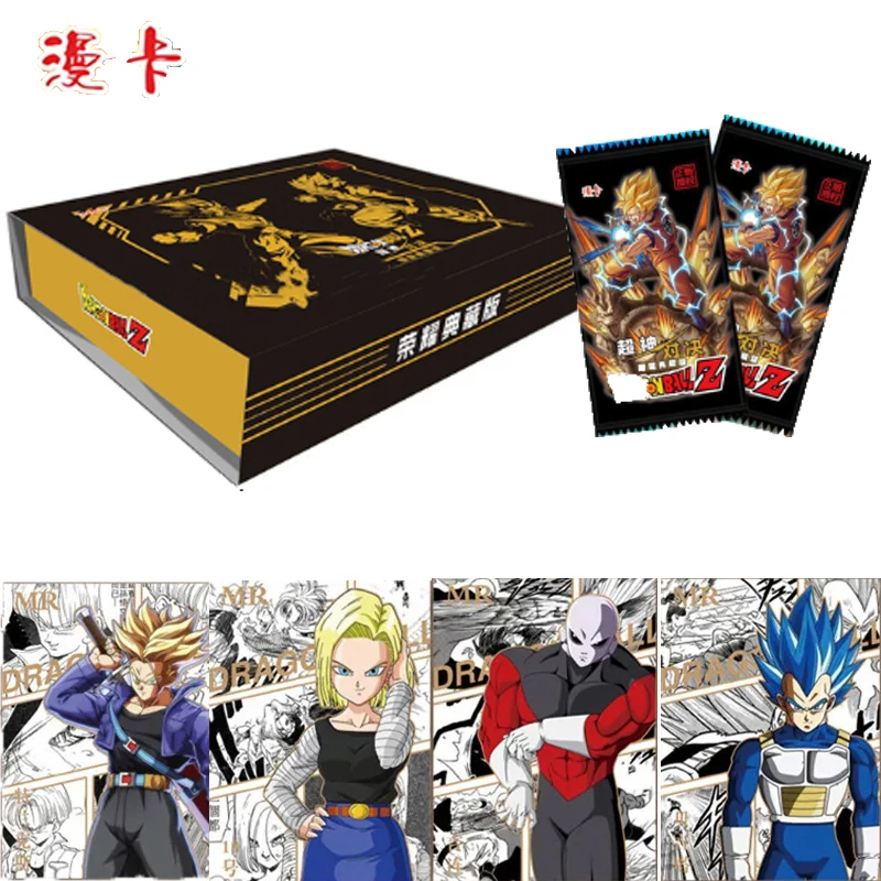 Genuine Dragon Ball Cards Limited Edition Ex Nano Lzr Signature Manga Style Card Game Collection Bambini Hobby Regali Di Compleanno