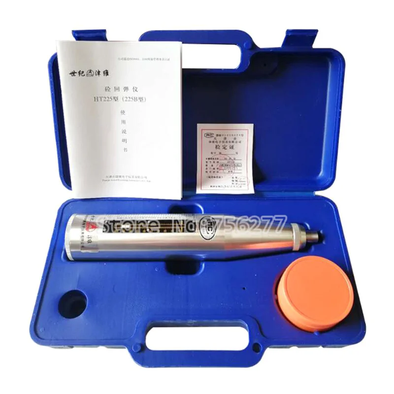 Ht-225B Digitale Rebound Concrete Test Martello Elasticità Tester Di Alta Precisione Materiale Di Alta Polimero Borsette Resiliometer