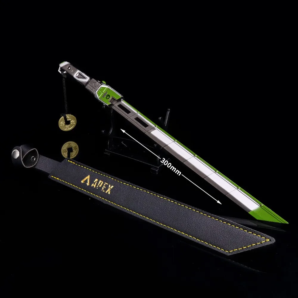 Apex Legends Heirloom 30Cm Biwon Blade Crypto Game Butterfly Knife Spade Japanese Royal Katana Portachiavi Modello Di Arma Giocattoli Per Bambini