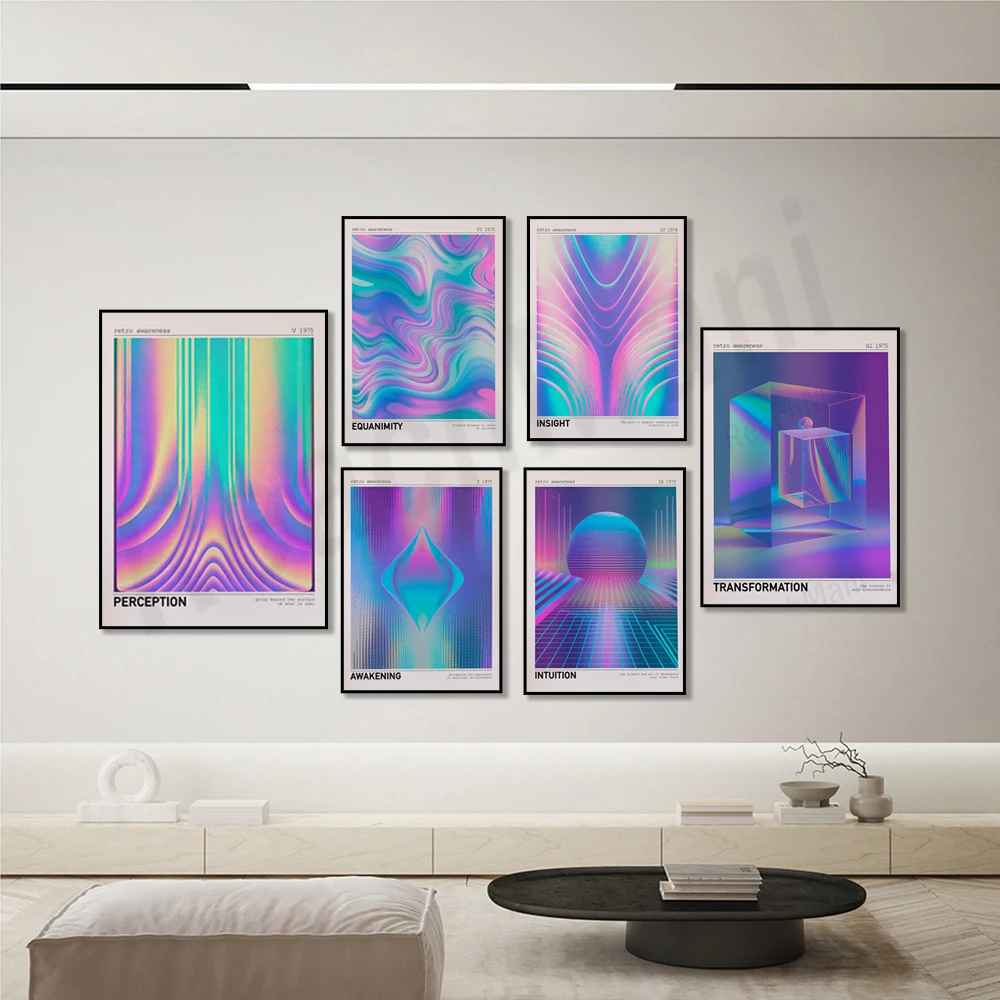 Angel Halo Poster, Citazioni Di Affermazione Di Decorazioni Anni '70, Arte Spirituale Anni '60 Arte Psichedelica, Hipster Preppy Art Decor