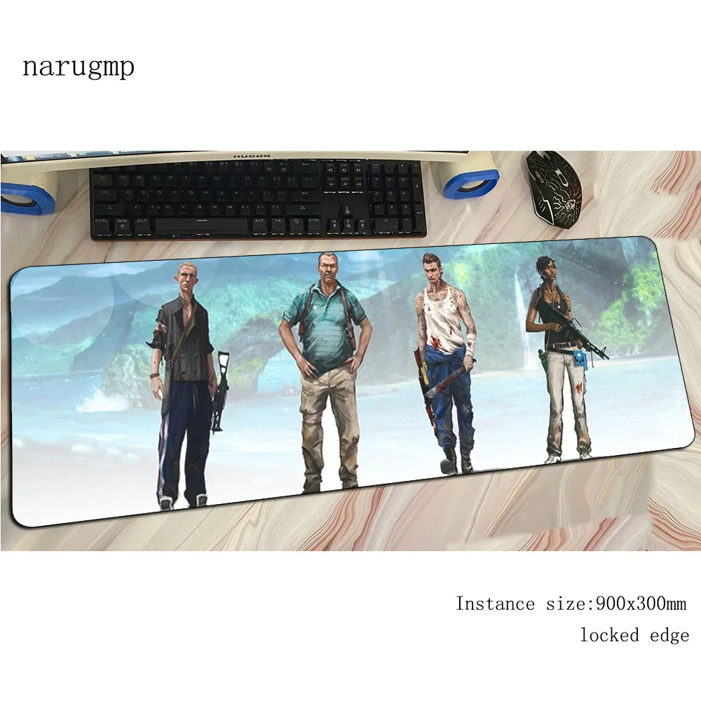 Far Cry Mouse Pad Gamer Più Economico 900X300X3Mm Notbook Tappetino Per Il Mouse Gaming Mousepad Pad Di Alta Qualità Mouse Del Pc Da Tavolo Padmouse S