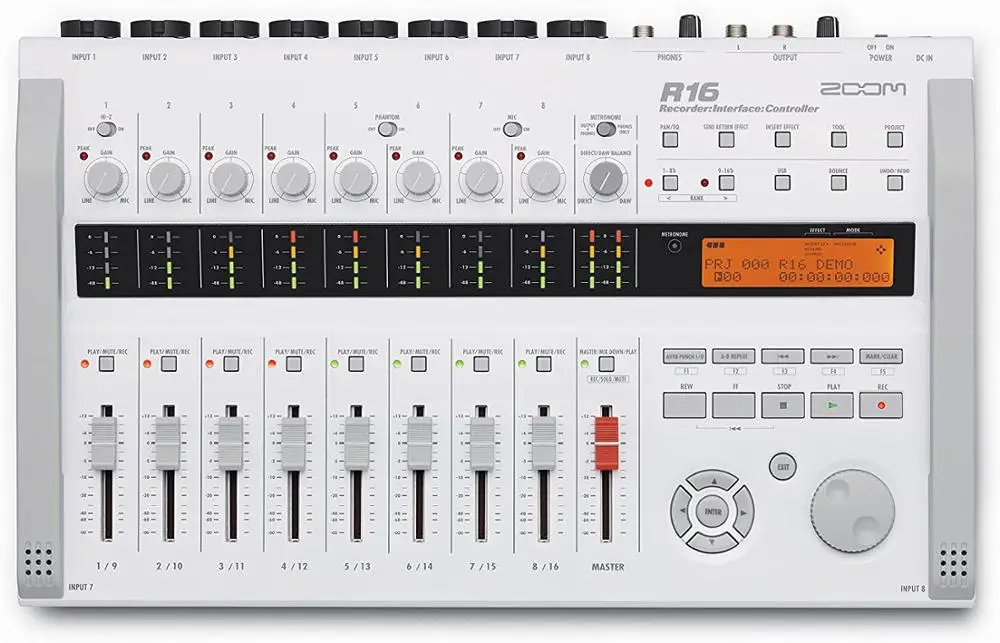 Zoom R16 Bundle Registratore Multitrack Stand-Alone Digitale, Controller E Interfaccia Del Registratore Sd Multitrack