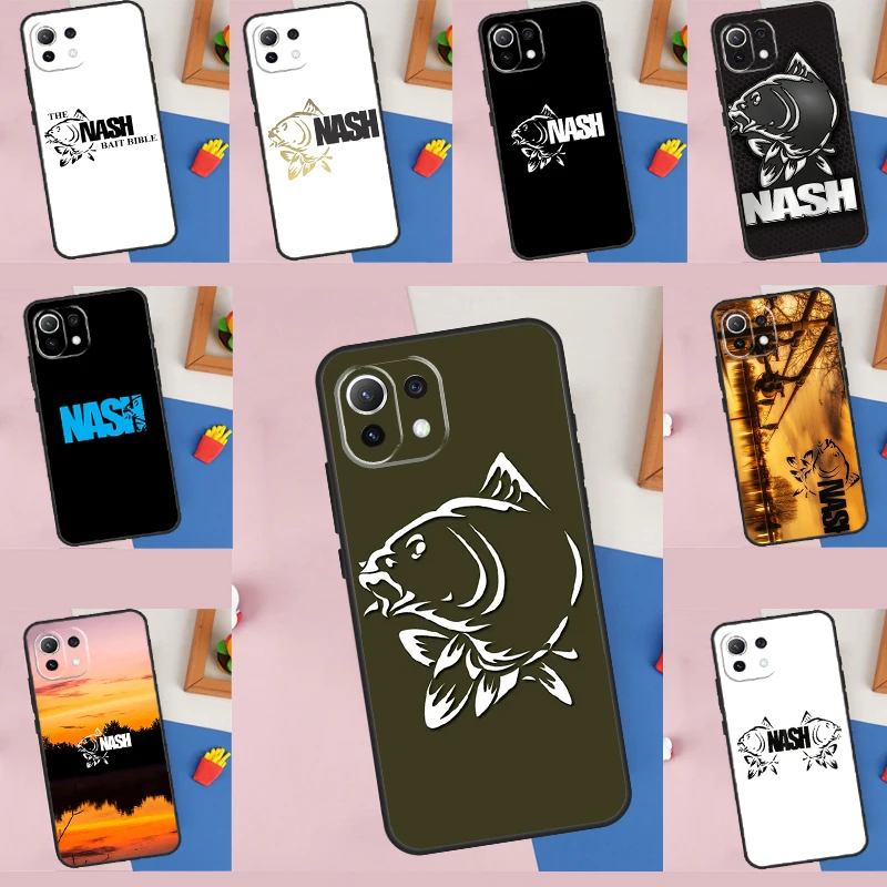 Custodia Con Logo Da Pesca Nash Per Xiaomi 11T 12T Pro 12X13 Lite Poco F5 Pro F3 X4 F4 Gt C40 M5S M4 X3 X5 Pro Coque