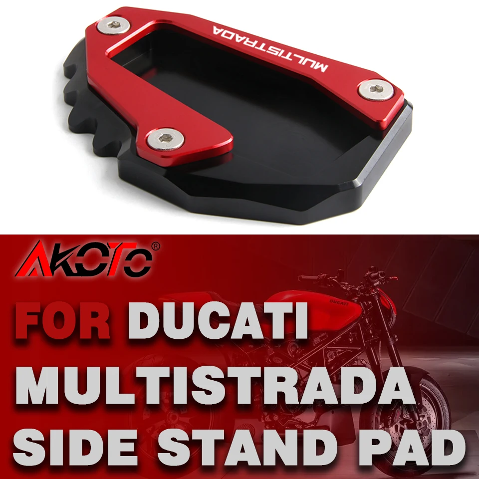 Moto Per Ducati Multistrada 1200 1200S 1200 Enduro 1260 Enduro 1260S Grand Tour V4 S Sport Side Stand Ingranditore Estensione