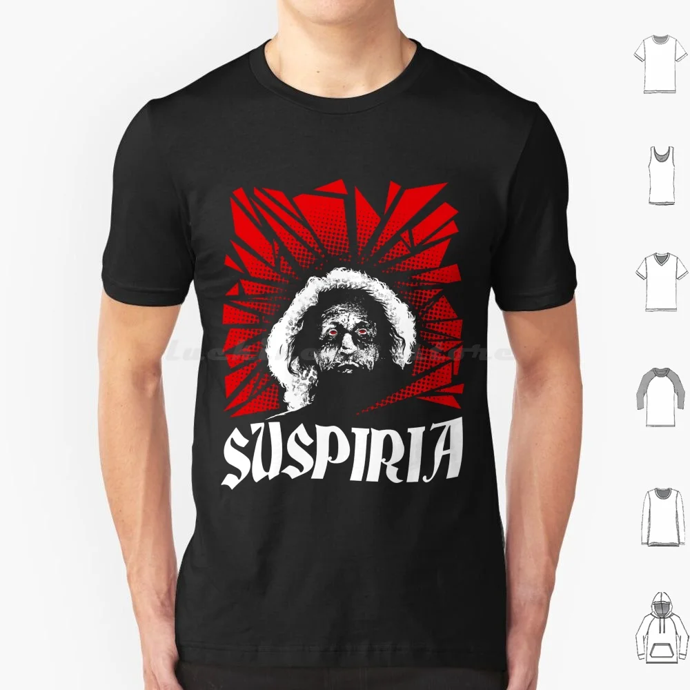 Maglietta Suspiria Big Size 100% Cotone Suspiria Horror Dario Argento Glass Witch Samhain1992