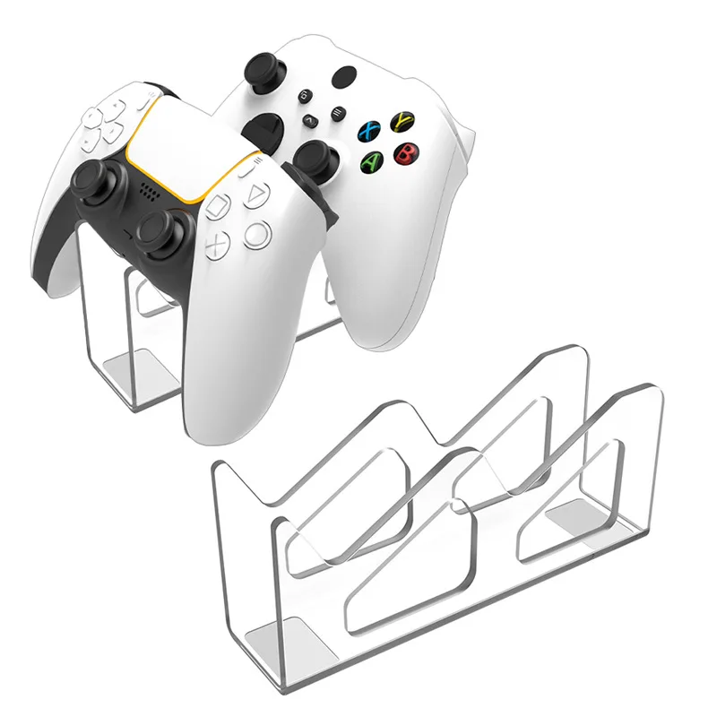 Supporto Per Gamepad Trasparente Per Ps5 Ps4 Per Xbox One S/X Switch Controller Per Console Di Gioco Stander Maniglia Di Gioco Gancio Per Display