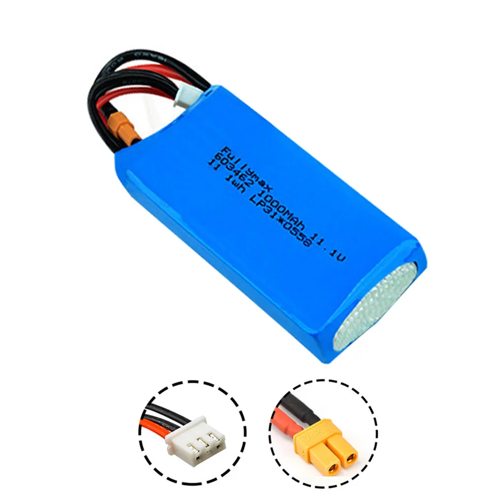 11.1V 1000Mah 1300Mah Lipo Batteria Xt30 Spina Per Xk X450 Fpv Rc Drone Pezzi Di Ricambio 11.1V Lipo Batteria Per Wltoys X450 Elicottero