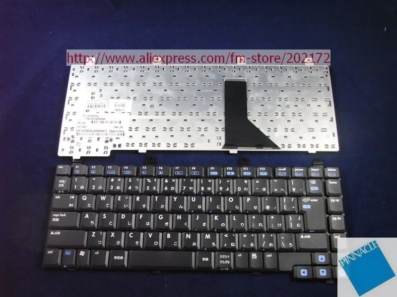 Tastiera Per Notebook Nera Nuova Di Zecca 407857-291 Per Hp Paviliondv5000 Dv5100 Dv5200 Series (Giappone)