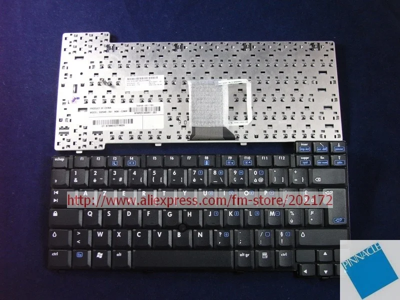 Tastiera Per Laptop Nera Cnpinnatec 344391-051 344391-071 344391-A41332948-051 Per Hp Compaq Nc6000 Series (Francia)