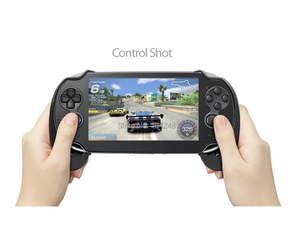 8Pcs Joypad Stand Case Plastic Gamepad Hand Grip Holder Maniglia Stand Per Playstation Ps Vita Psv 1000 Console Nero