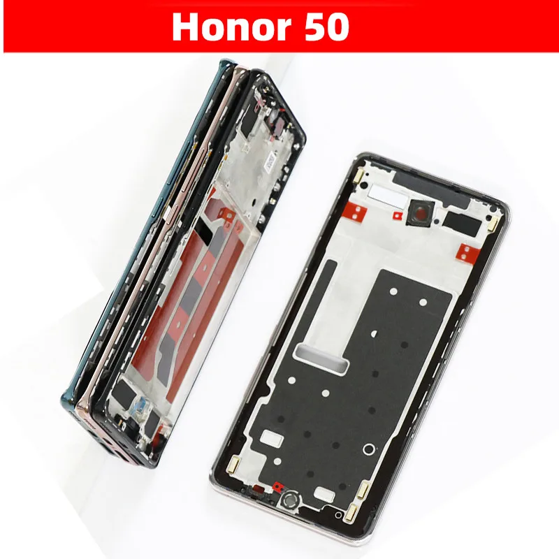 Original New For Huawei Honor 50 Front Frame Middle Frame  Housing Bezel Honor50 Lcd  Front Frame Chassis Repair Parts