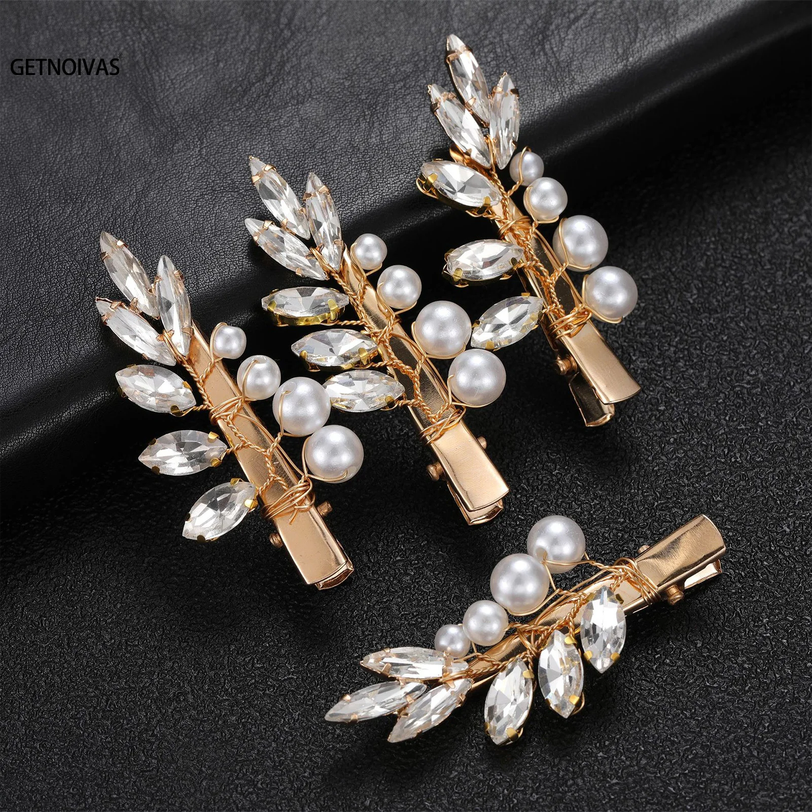 Set Di Fermagli Per Capelli Da Sposa Forcina Per Le Donne Moda Sposa Diademi Mollette Da Sposa Spilla Laterale Copricapo Principessa Perline Diademi G