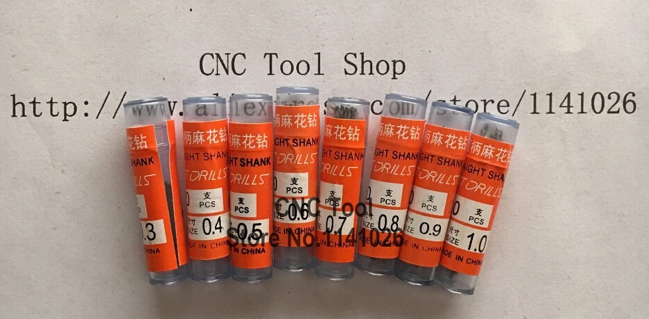 Commercio All'Ingrosso 80 Pz Micro Trapani Set 0.3Mm ~ 1.0Mm Cnc Comunicati Adatto Dremel Bits Micro Bit Cnc Pcb Dremel Bits, 6542Hss