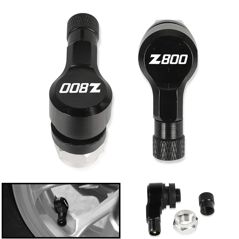 For Kawasaki Z800 Z 800 2013-2017 2014 2015 2016 Motorcycle Parts Cnc 90 Degree Cover Wheel Tire Valve Stem Airtight Covers Cap