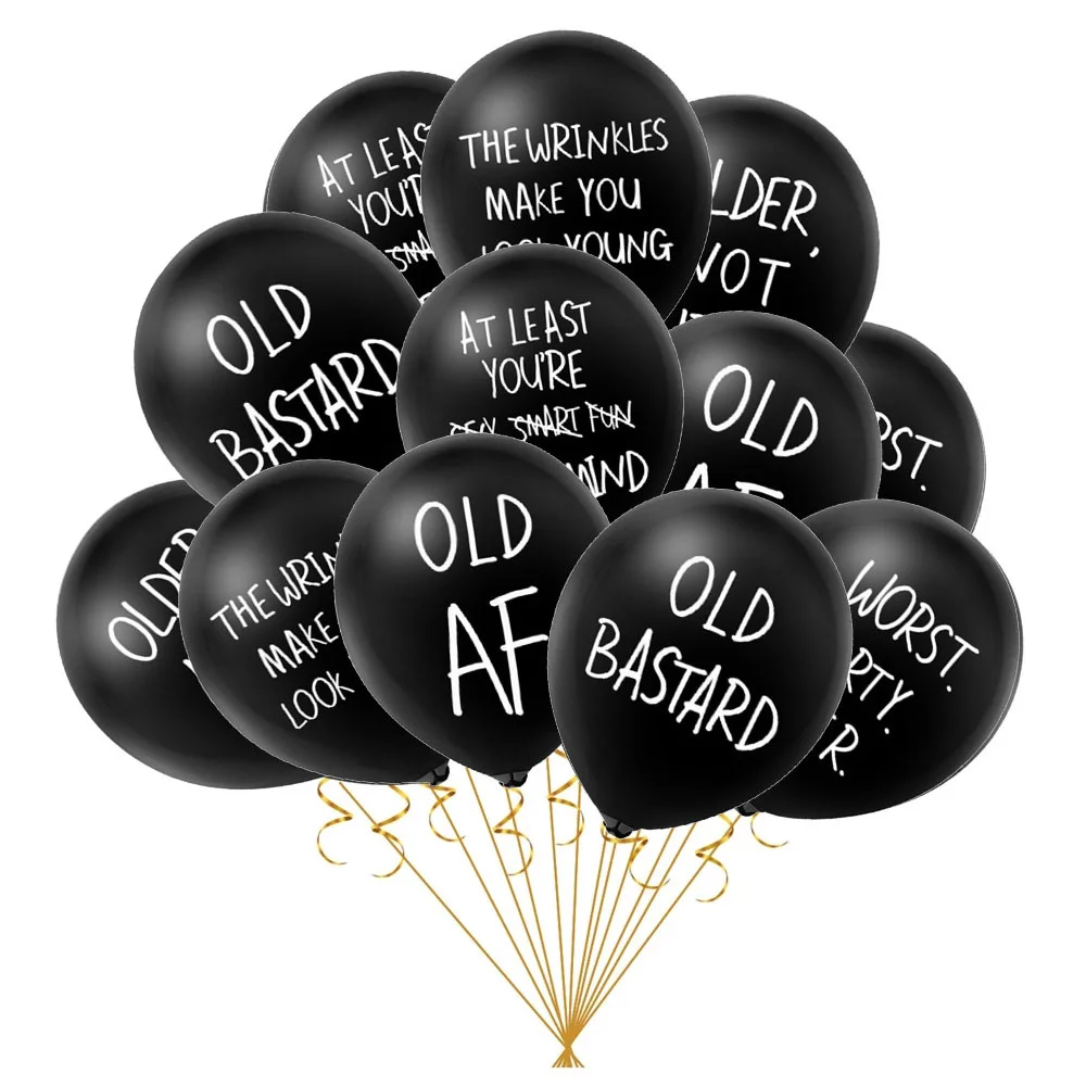 10 Pezzi Divertenti Palloncini Per Feste Di Compleanno Di Vecchia Età Simpatici Palloncini In Lattice Aggressivi Per Adulti Divertenti Decorazioni Per