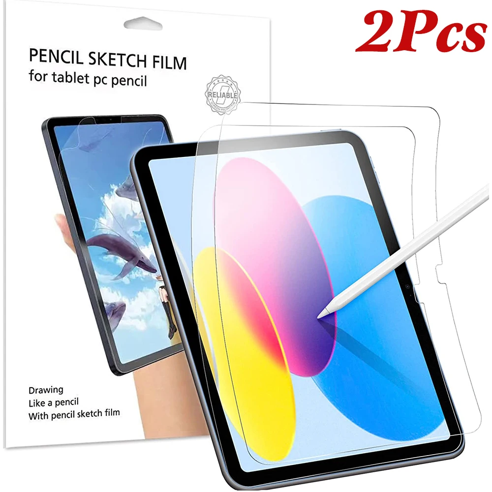 2Pcs Matte Ipad Paper Like Screen Protector Per Ipad 10A Generazione 10.9 2022 A2757 A2696 Pellicola Da Scrittura Per Ipad 10 10.9 Pollici
