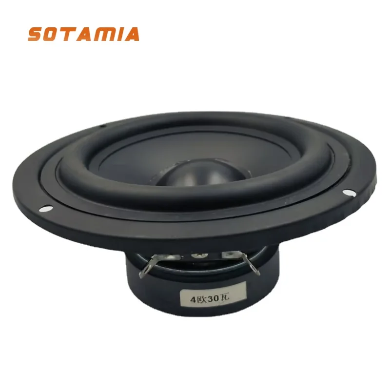 Sotacia 1 Pz 5 Pollici Altoparlante Woofer Midrange 4 8 Ohm 60W Suono Musica Altoparlante Audio Home Theater Bordo In Gomma Altoparlante Lavabo In Pp