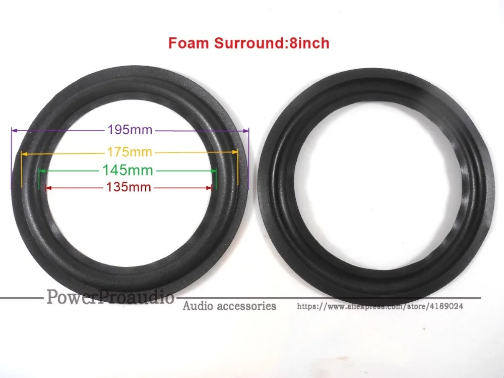20 Pz/Lotto Nuovissimo 20 Pz/Lotto 8 Pollici 8 "Woofer/Bass Speaker Surround Repair Foam ( 135Mm / 145Mm / 175Mm/195Mm)