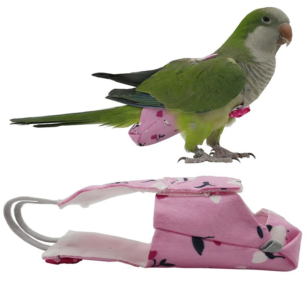 Pannolini Per Uccelli Riutilizzabili Pannolini Per Pappagalli Lavabili Tuta Da Volo Per Uccelli Per Parrocchetto Pappagallo Ara Budgie Canary Budgie C