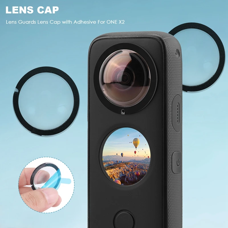 Hot Lens Guards Camera Body Sticky Protector Cover Kit Copriobiettivo Con Adesivo Per Insta 360 One X2