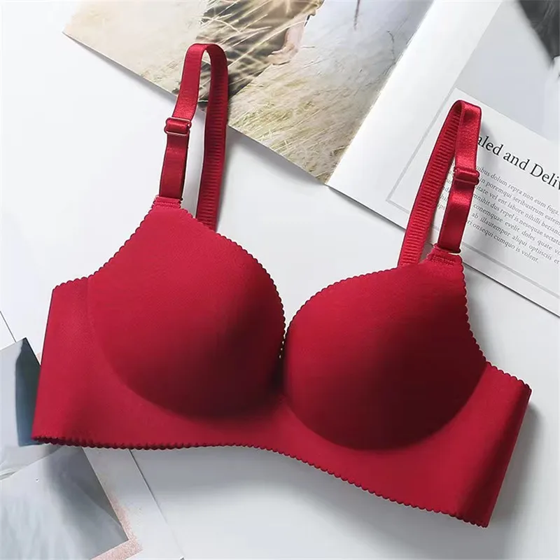Reggiseni Wireless Comfort Per Le Donne Intimo Senza Cuciture Reggiseni Neri Rosa Massiccio Top Lingerie Sexy Push Up Bralette Intimo Femminile