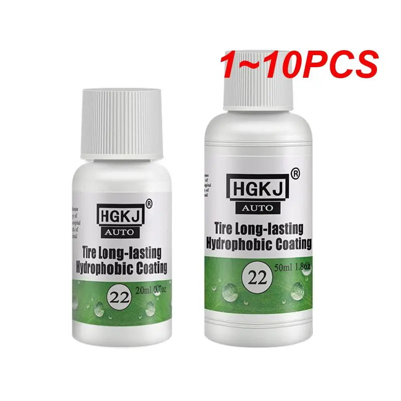 1 ~ 10 Pz 20/50Ml Hgkj Auto Car Tire Coating Tire Gloss Rivestimento Idrofobo Di Lunga Durata Tire Polish Tire Shine Tire Coating Tslm2