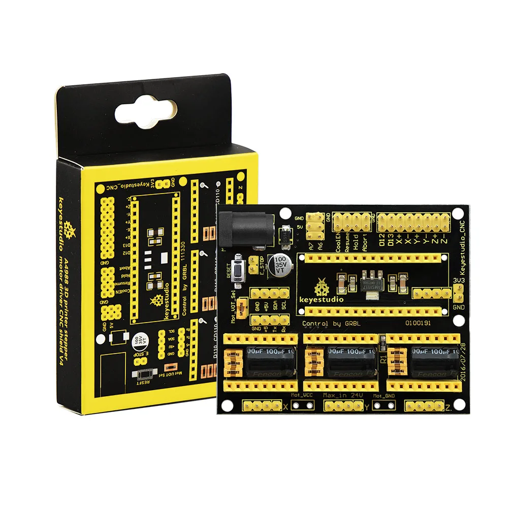 Keyestudio Cnc Shield V4.0 Board Per Arduino Nano