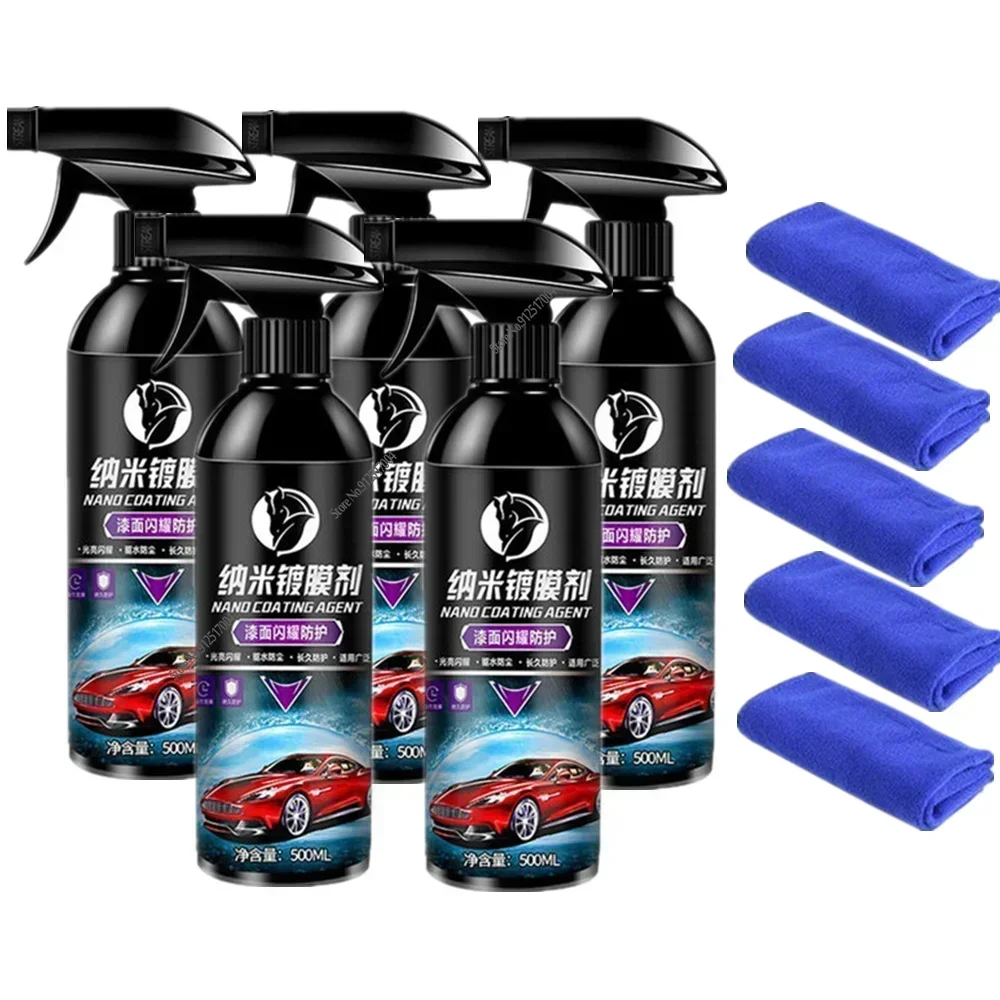Rivestimento Per Auto In Ceramica 10H 2500Ml Nano Liquid Glass Plated Crystal Hydrofobic Waterproof Polishing Paint Durezza Car Polish Wax