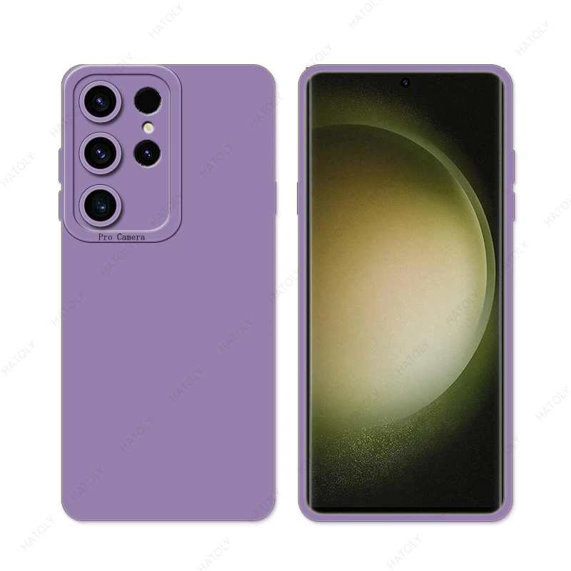 Per Samsung Galaxy S24 Ultra Cover Cover Per Samsung Galaxy S24 Ultra Shell Custodia Posteriore In Silicone Liquido Per Samsung Galaxy S24 Ultra