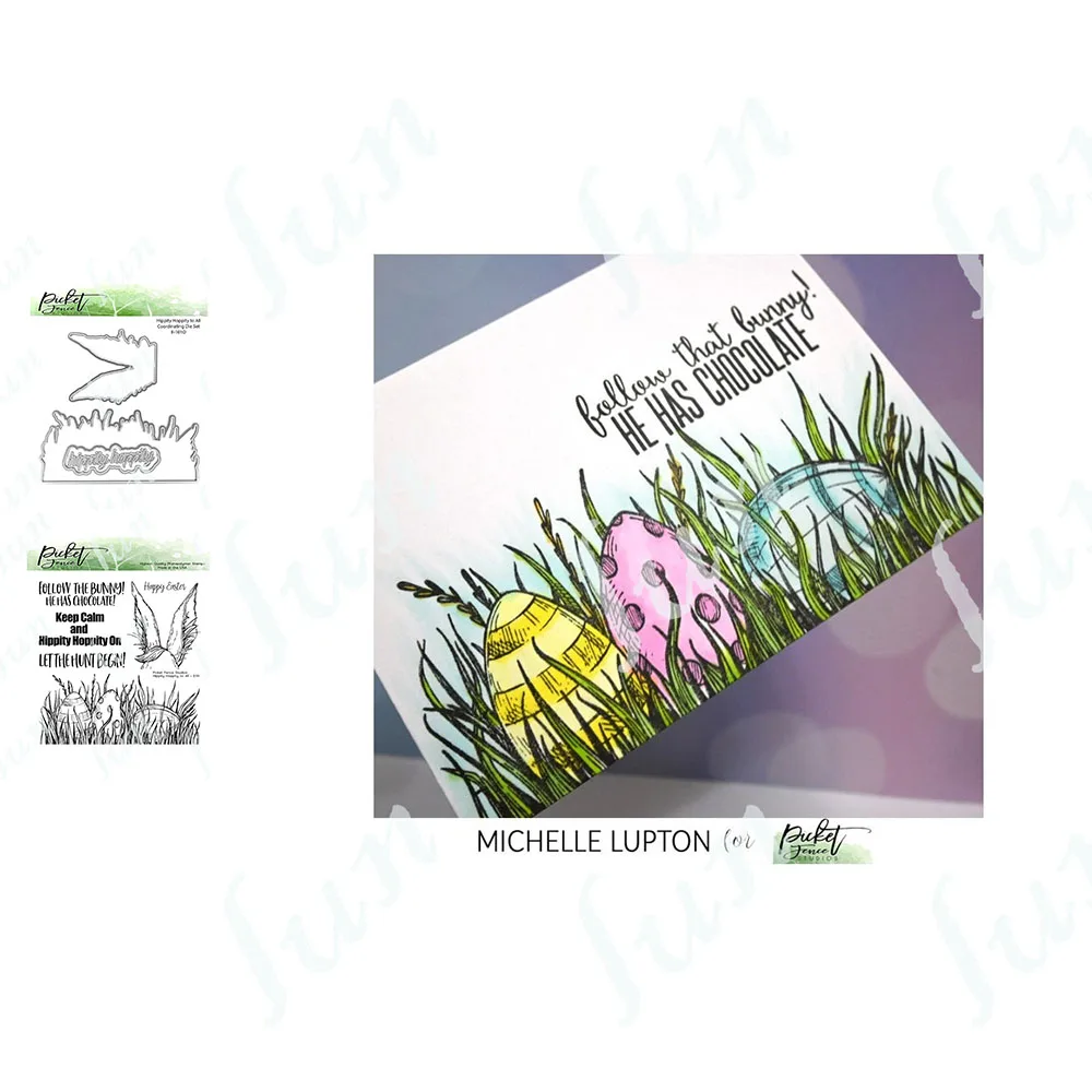 2022 Arrival Newest Paper Craft Mould Hippity Hoppity To All Cut Dies Stamps Diy Scrapbooking Greeting Card Coloring Decoration