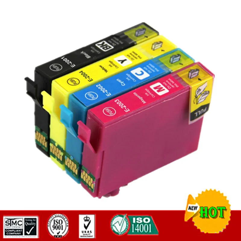 Cartuccia Di Inchiostro Compatibile Per T2001 Per T2004 Per Epson Xp-100 Xp-200 Xp-300 Xp-310 Xp-314 Xp-400 Xp-410 Wf-2510 Wf-2520 Ecc.
