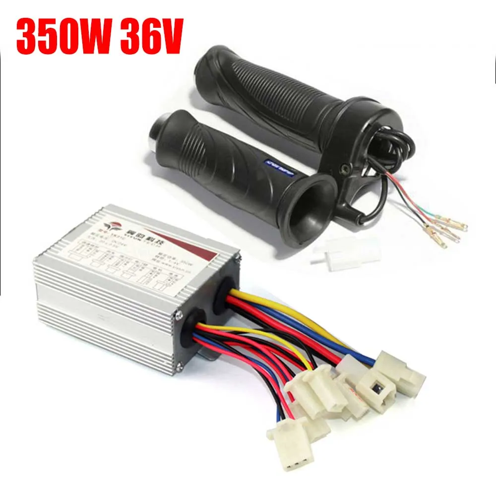 Tdpro Moto 36V 350W Motore Brush Controller Velocità Acceleratore E Twist Grip Per Bicicletta Elettrica Scooter Atv Buggy Bike Go Kart