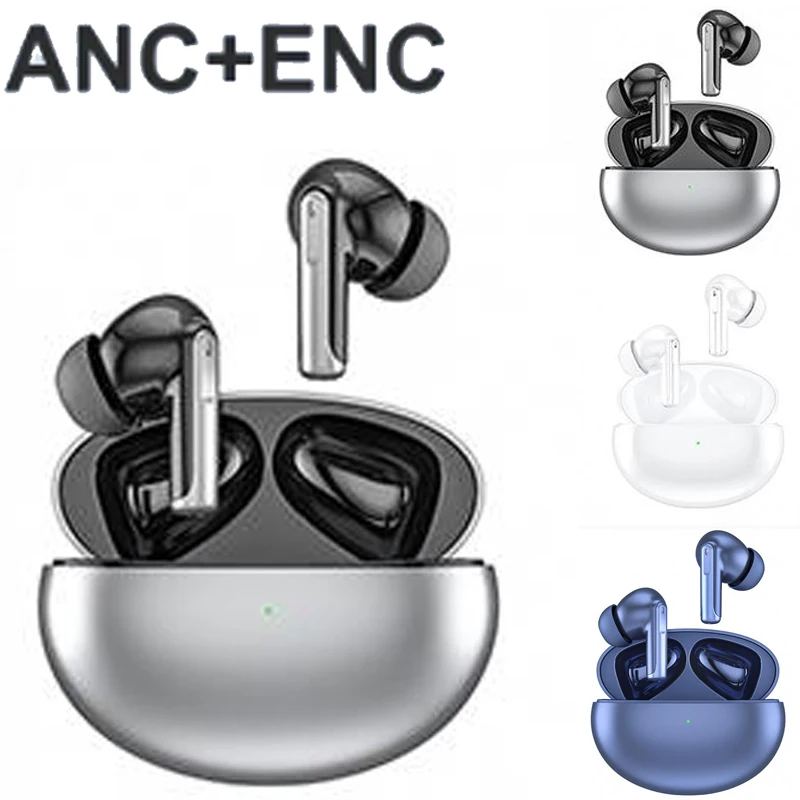 Enc + Anc Tws Auricolari Bluetooth Cuffie Hd Stereo Riduzione Del Rumore Impermeabile Per Meizu 20 Pro Sony Xperia Z3 Blackview Bv9200