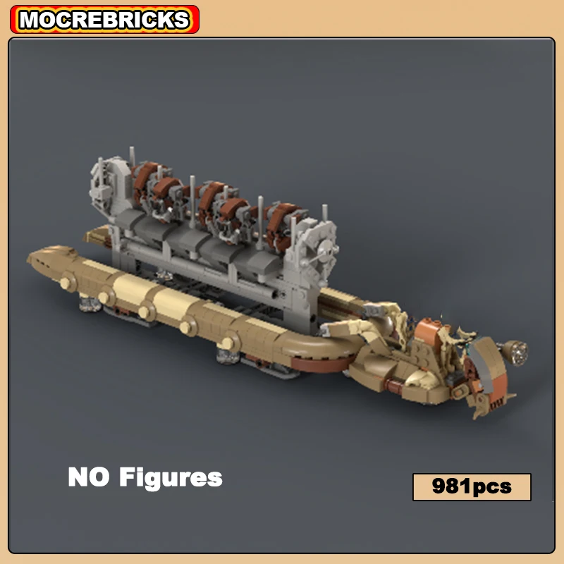 Moc-130376 Ultimate Collectibles Granition Attack Craft Super Battle Droid Rack Building Block Assembly Model Bricks Toys Kid Gift