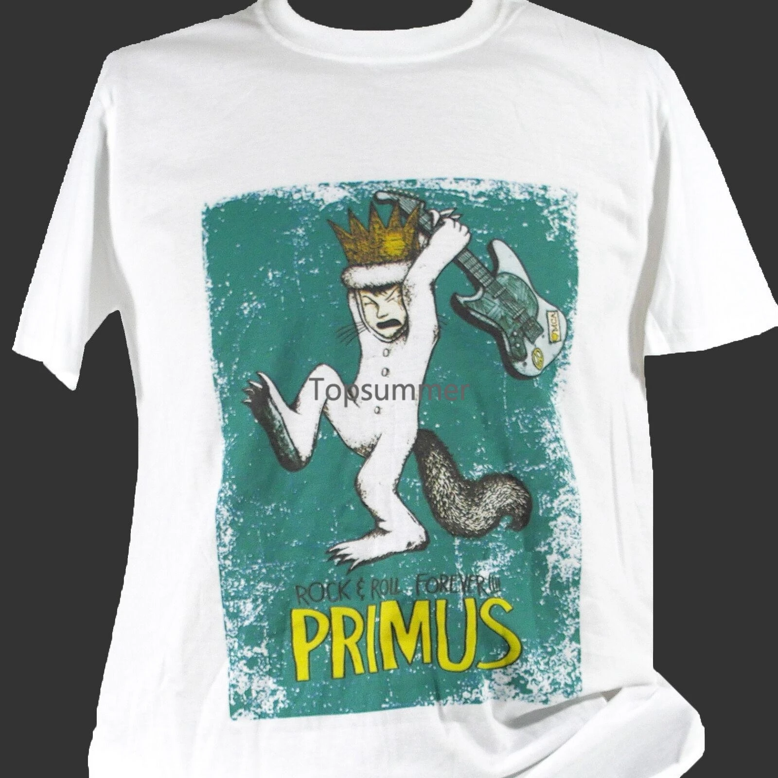 Primus Metal Punk Rock T-Shirt Oyster Head Tool Clutch Brand Abbigliamento Uomo O-Collo Active Shorts T-Shirt