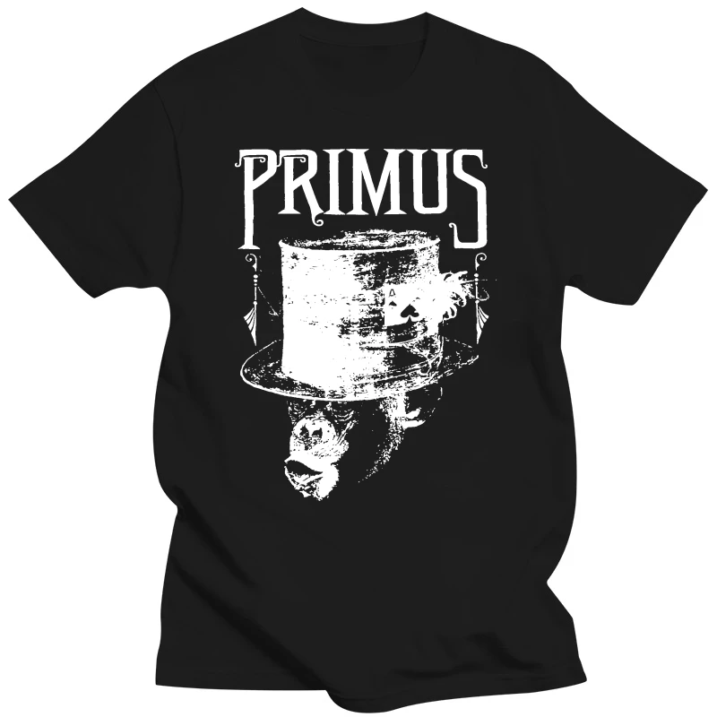 Primus Monkey In Top Hat T Shirt S M L Xl Nuovissima Maglietta Ufficiale