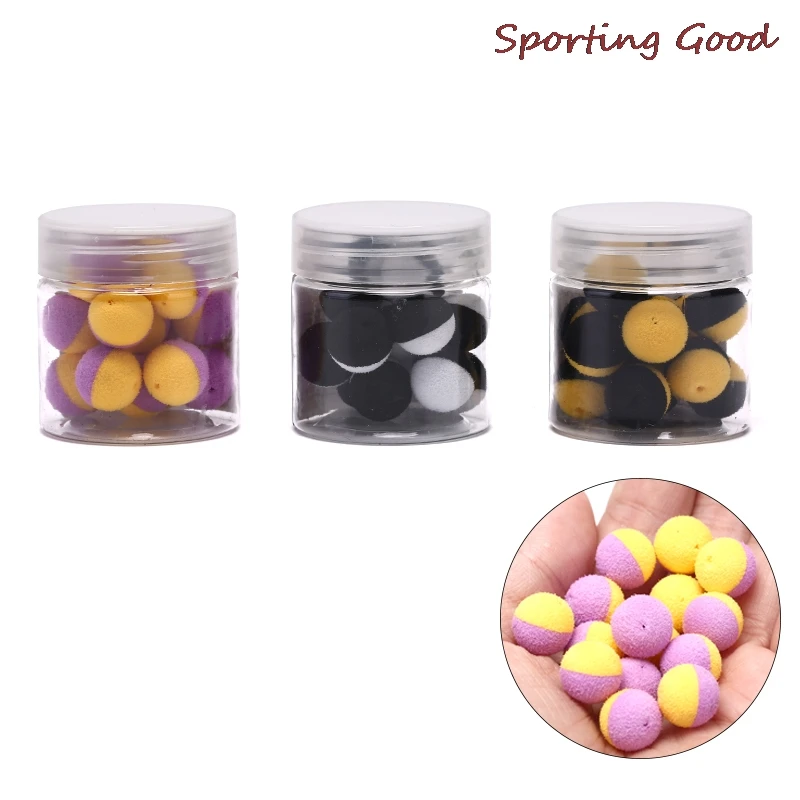 15 Pz Pesca Alla Carpa Boilies Bait Duo Foam Pop Up Boilies Ball Imitazione Esca Per Capelli Alla Carpa Zig Rig Feeder Fishing
