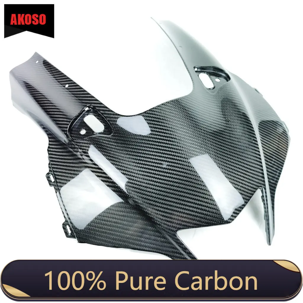100% 3K Full Carbon Fiber Carena Anteriore Cowl Kit Parti Del Corpo Del Motociclo Twill Forgiato Opaco Per Yamaha R1 R1M 2020 +