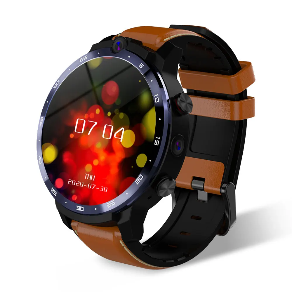 Lemfo Lem12 Pro 4G Lte Smart Watch With 4Gb 64Gb Memory Gps Wifi Face Id Video Call Sport 4G Smart Watch With Dual Camera