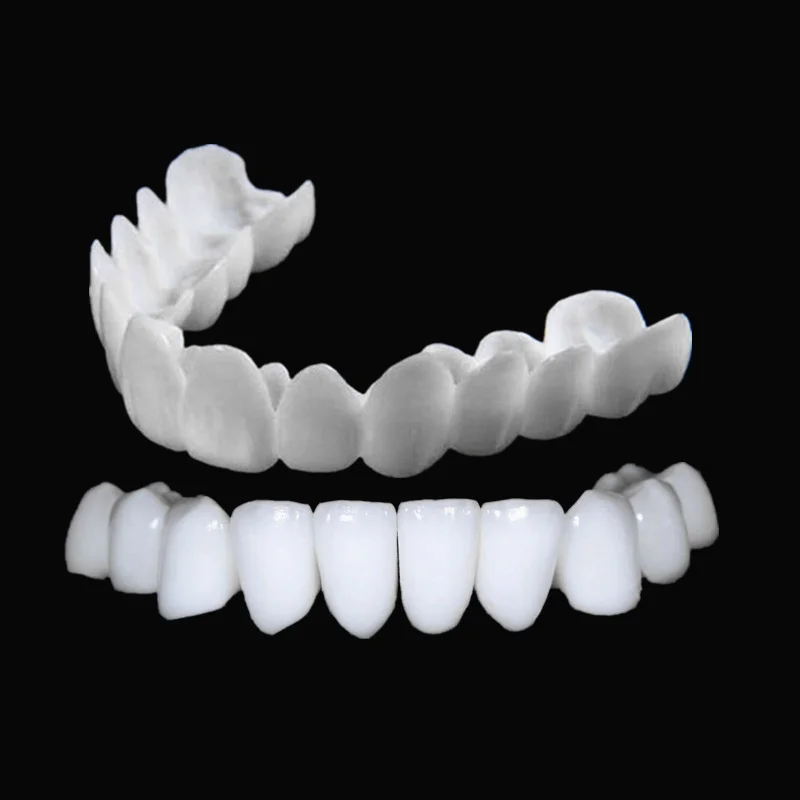 Ultimi Snap On Smile Dentale Superiore Inferiore Denti Finti Copertura Perfetta Impiallacciature Luminose Comfort Fit Flex Protesi Bretelle Sbiancamen
