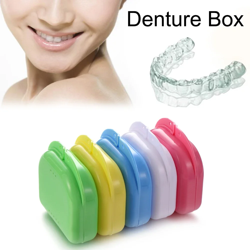 Scatola Per Protesi Dentale Scatola Per Paradenti Dentale Ortodontica Custodia Per Fermo Denti Finti Contenitore Per Sbiancamento In Plastica Scatola 