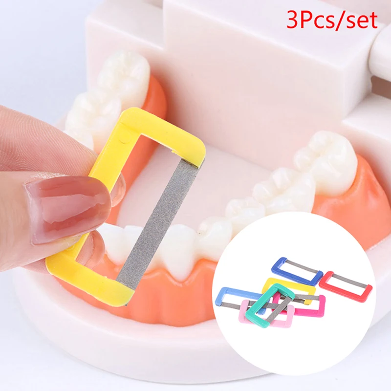 3 Pezzi Monouso Dentale Ortodontico Interprossimale Smalto Strumento Di Lucidatura Smalto Denti Retrattuti Sbiancamento Dei Denti Materiale Cura Orale