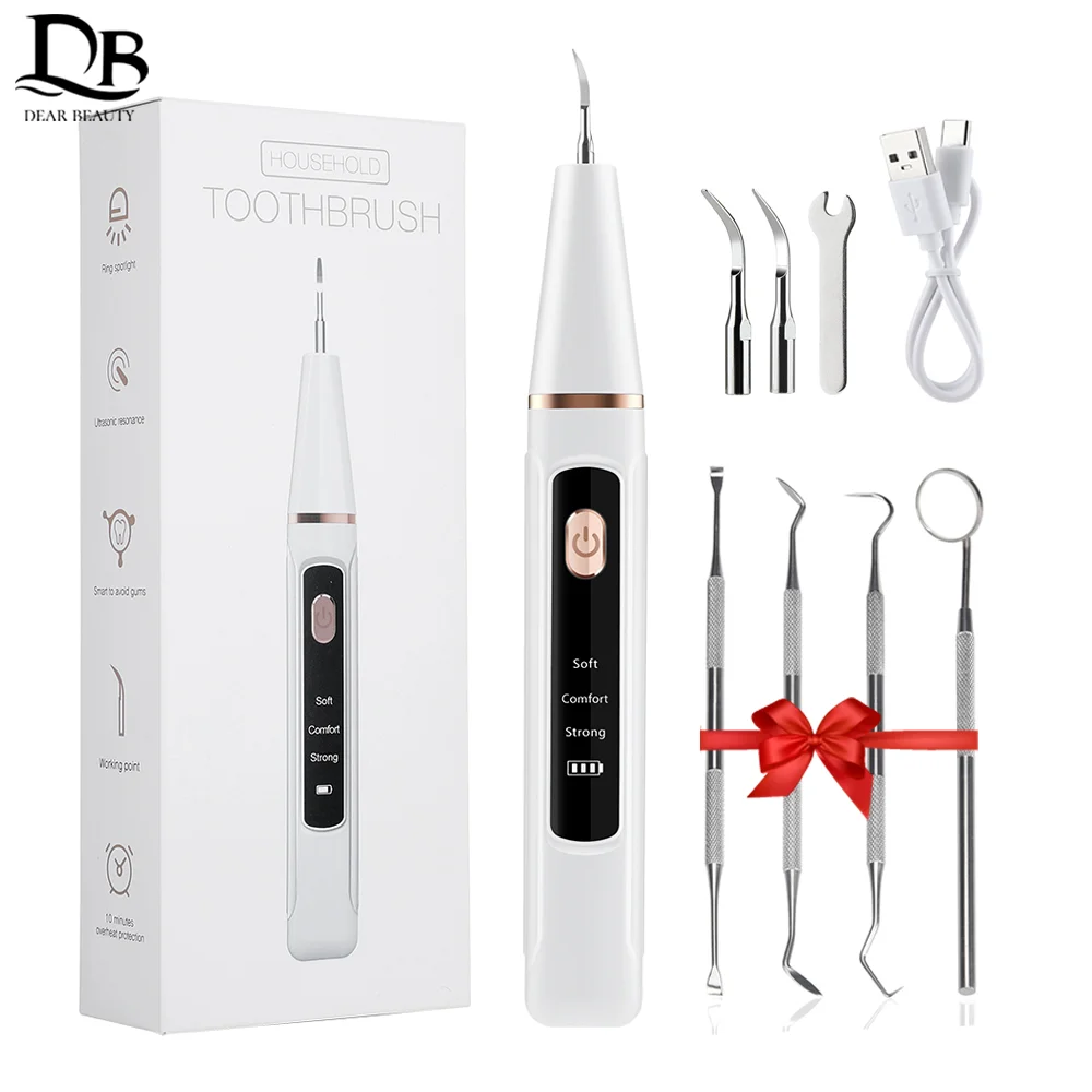 Detergente Per Tartaro Ad Ultrasuoni Per Denti Scaler Dentale Detergente Per Denti Elettrico Sbiancamento Dei Denti Macchia Tartaro Placca Rimuovi Ras