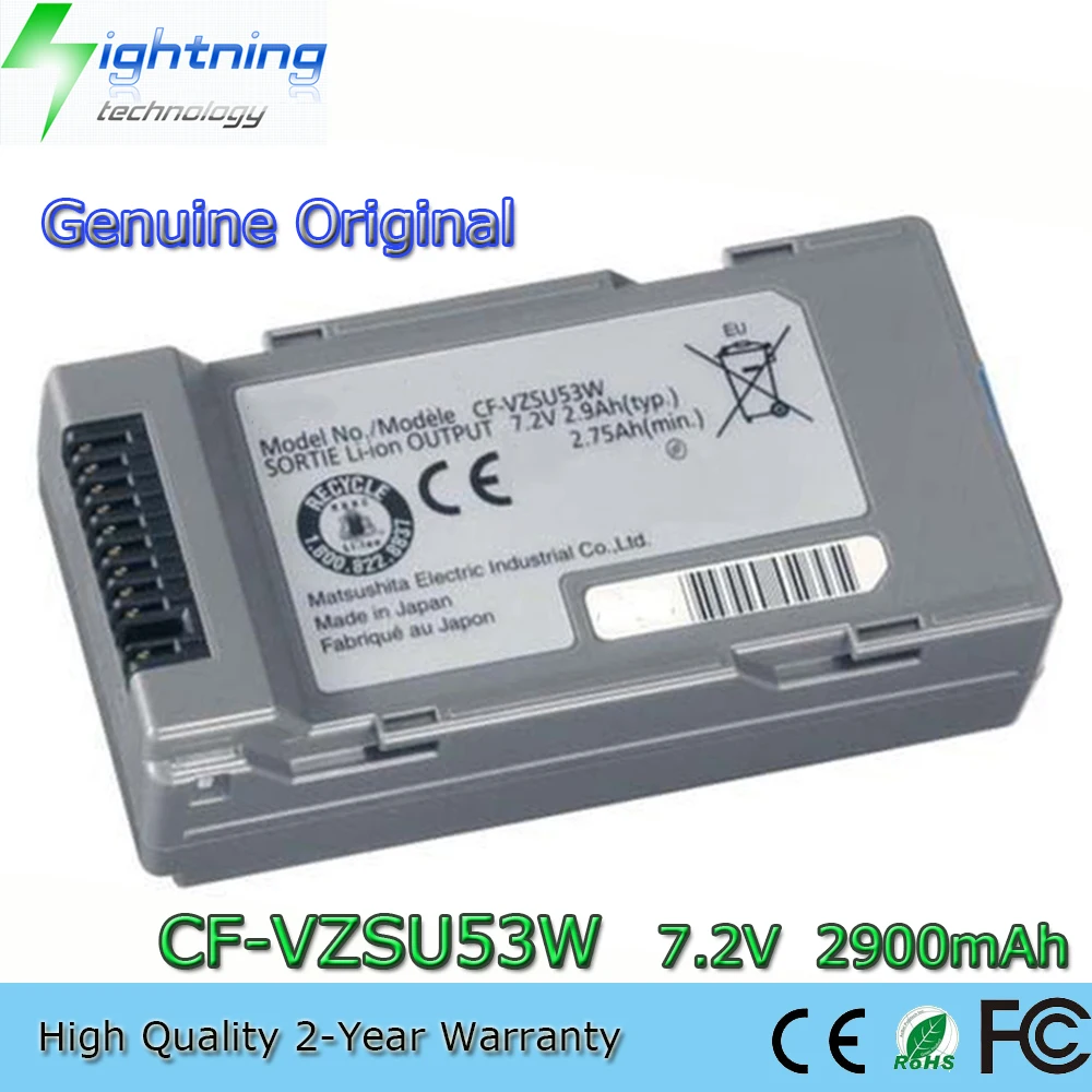 Nuova Batteria Per Laptop Originale Originale Cf-Vzsu53W 7.2V 2900Mah Per Panasonic Toughbook H1 Field Elite Cf-H1 Cf-H2 Cf-U1 Ultra