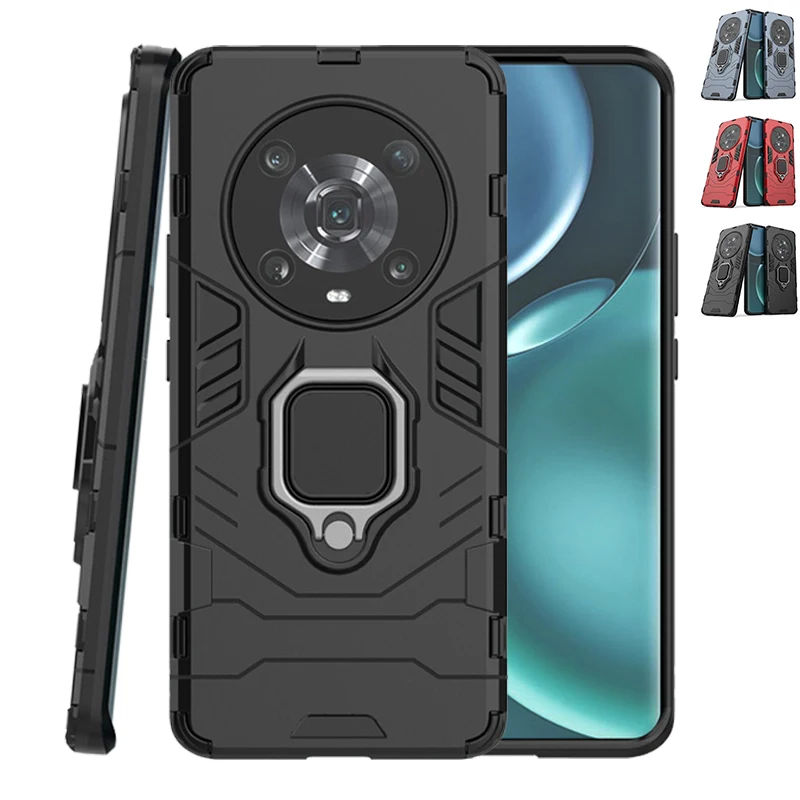 Custodia Porta Per Honor Magic 4 Pro Cover Per Honor Magic 4 Pro Capas Back Ring Custodia Magnetica Per Huawei Honor Magic 4 Pro Fundas