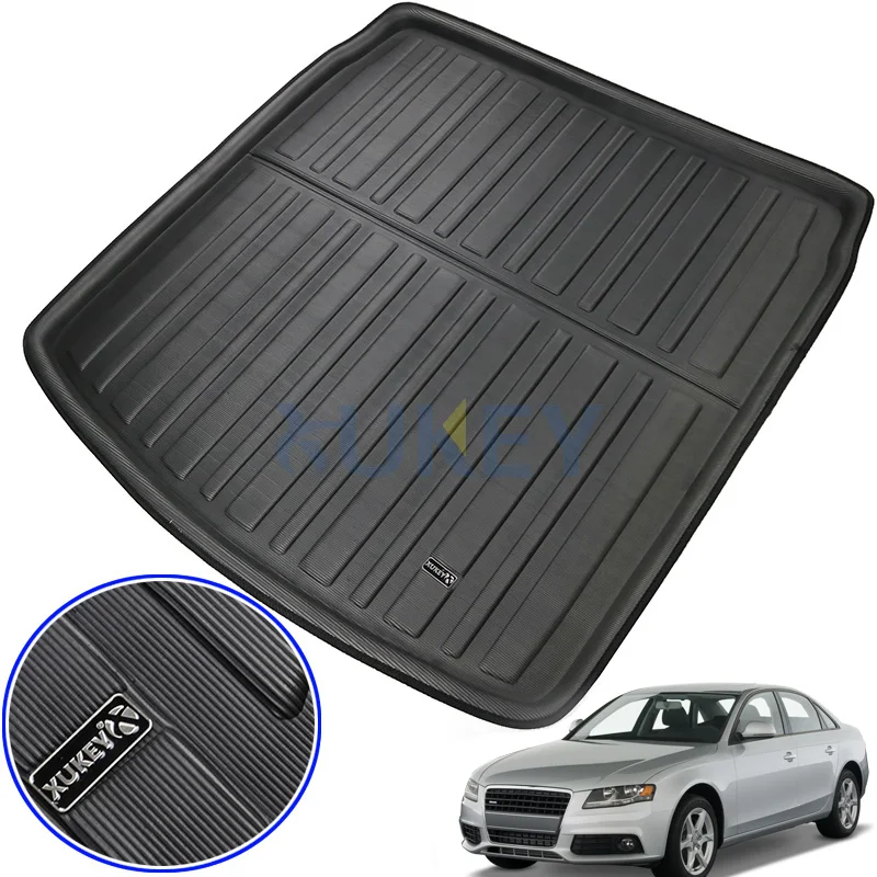 Per Audi A4 S4 Rs4 B7 B8 Berlina Berlina 2005-2016 Car Rear Boot Liner Trunk Cargo Mat Tray Floor Carpet Fango Pad Protector