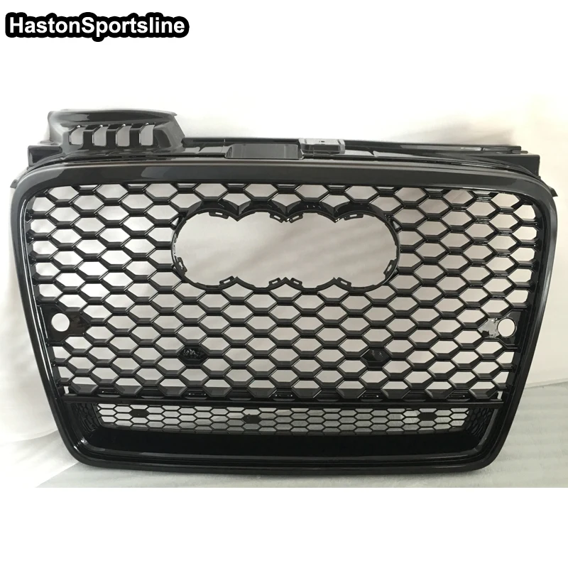 Per Audi A4 B7 Standard Anteriore Sport Racing Grill Car Honeycomb Mesh Guard 2005-2008 Per Quattro Style Non Fit Rs4 S4 Sline
