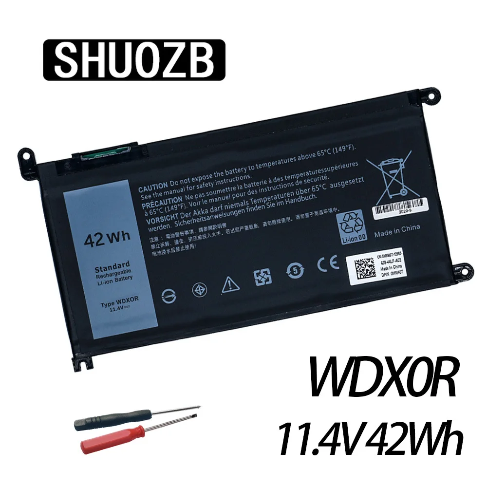 Wdx0R Batteria Per Dell Inspiron 7000 5570 15 7560 5538 5567 5568 5368 P69G 14 7460 7569 7472 7570 7560 5468 Wdxor T2Jx4 3Crh3